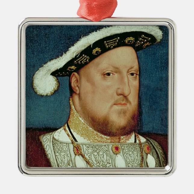 Kung Henry VIII Julgransprydnad Metall (Framsidan)