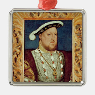 Kung Henry VIII Julgransprydnad Metall