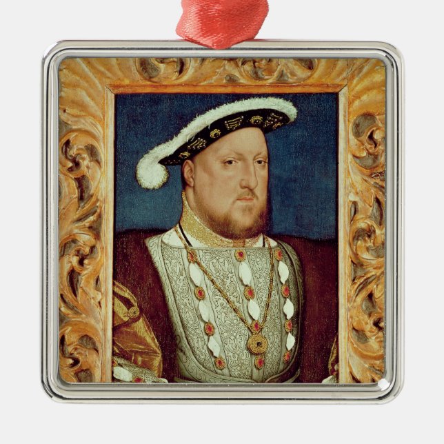 Kung Henry VIII Julgransprydnad Metall (Framsidan)