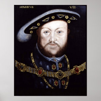 KUNG HENRY VIII, KUNG I ENGLAND POSTER