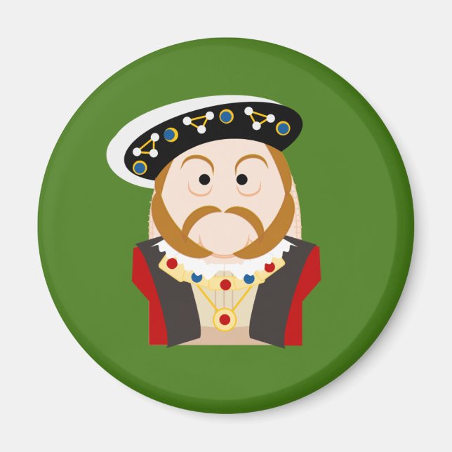 Kung Henry VIII Magnet (Framsidan)