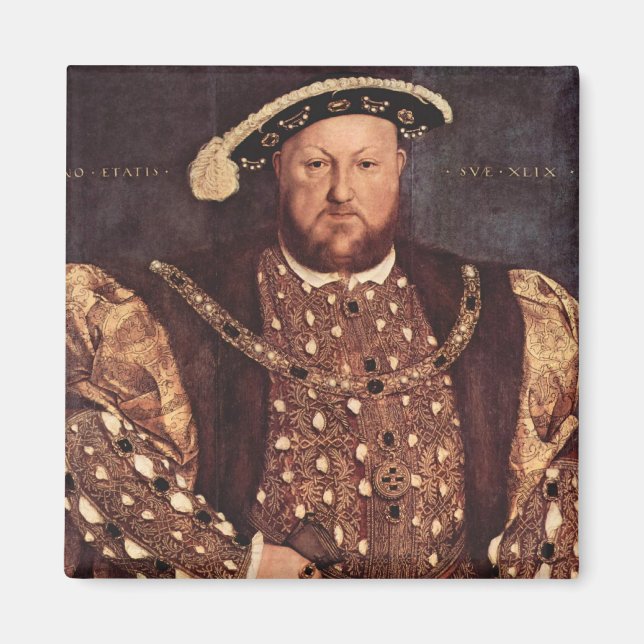 Kung Henry VIII Magnet (Framsidan)