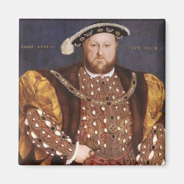 Kung Henry VIII Magnet (Framsidan)