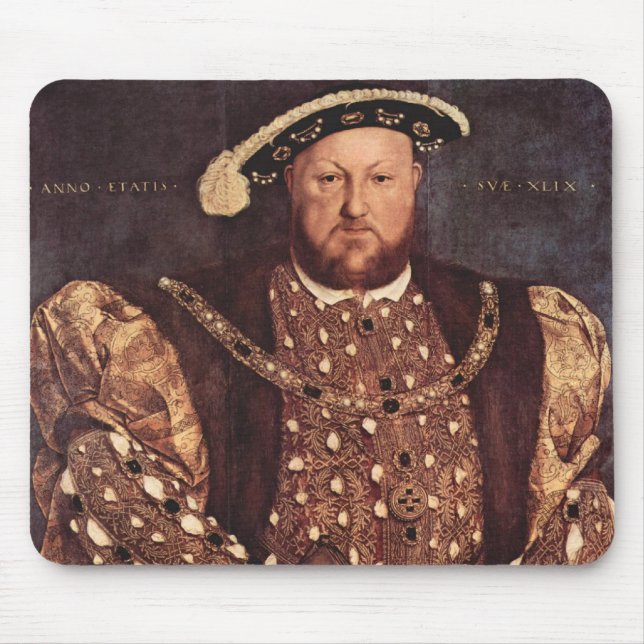 Kung Henry VIII Mousepad Musmatta (Framsidan)