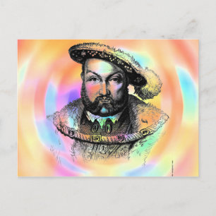 Kung Henry VIII Vykort