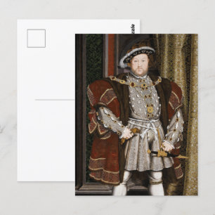 Kung Henry VIII Vykort