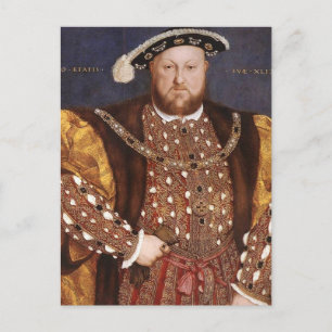 Kung Henry VIII Vykort