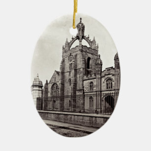 Kung högskola - den Aberdeen universiteten - Julgransprydnad Keramik