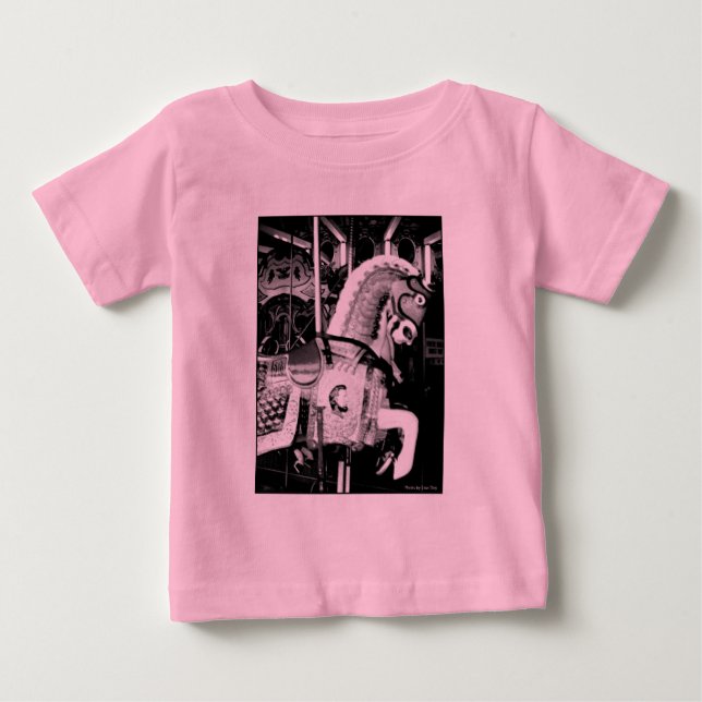 "Kung Horse" Småbarn-shirt T-shirt (Framsida)