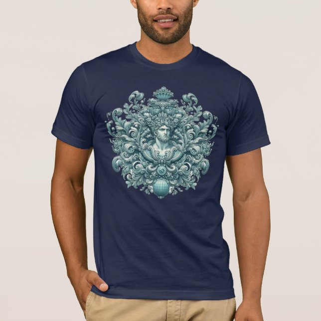 Kung i Aquamarin. T Shirt (Framsida)