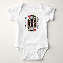Kung i Baby-kläder för Hearts design Tee