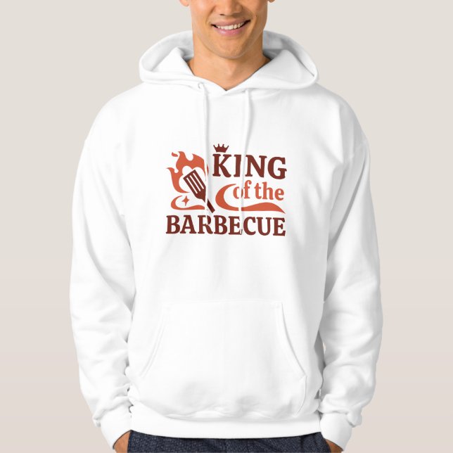 Kung i Barbecue Hoodie (Framsida)