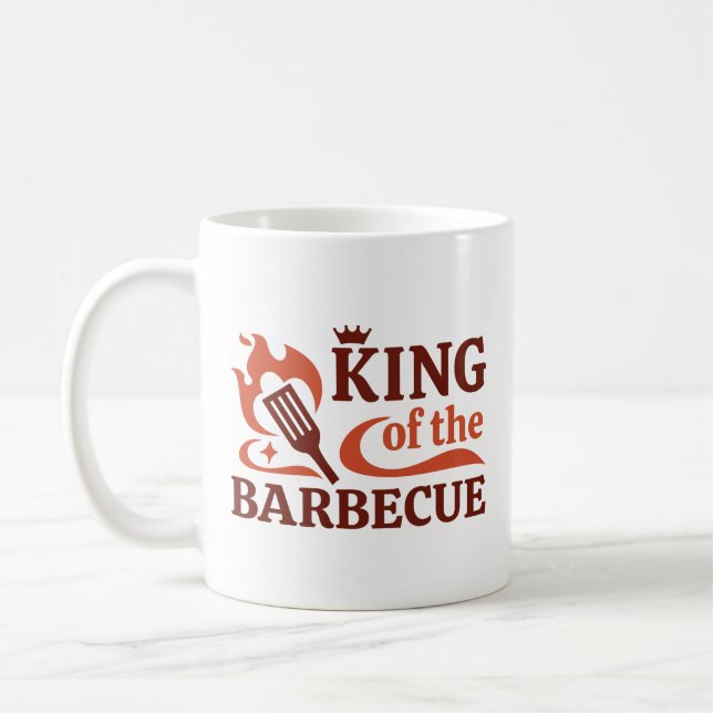 Kung i Barbecue Kaffemugg (Vänster)
