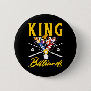 Kung i Bassäng Snooker Billiards Rack Cue Knapp