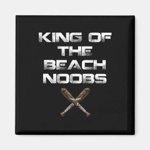 Kung i Beach Noobs Video Game Shirt Magnet