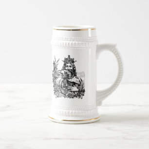 Kung i Beer Engraved Stein Sejdel
