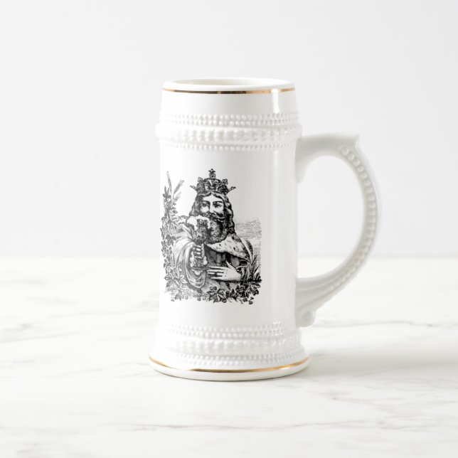 Kung i Beer Engraved Stein Sejdel (Höger)
