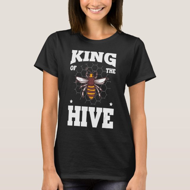 Kung i biodlarhonung för biodling 1 t shirt (Framsida)