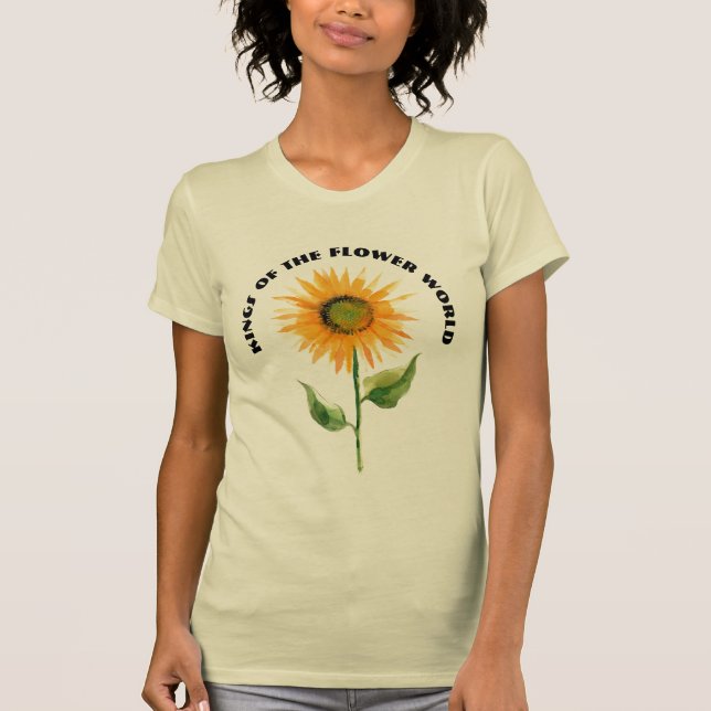 Kung i blomman t shirt (Framsida)