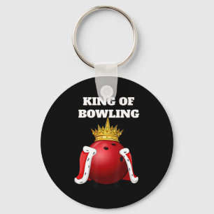 Kung i Bowling Manar Bowling Player Boys Bowlin Nyckelring