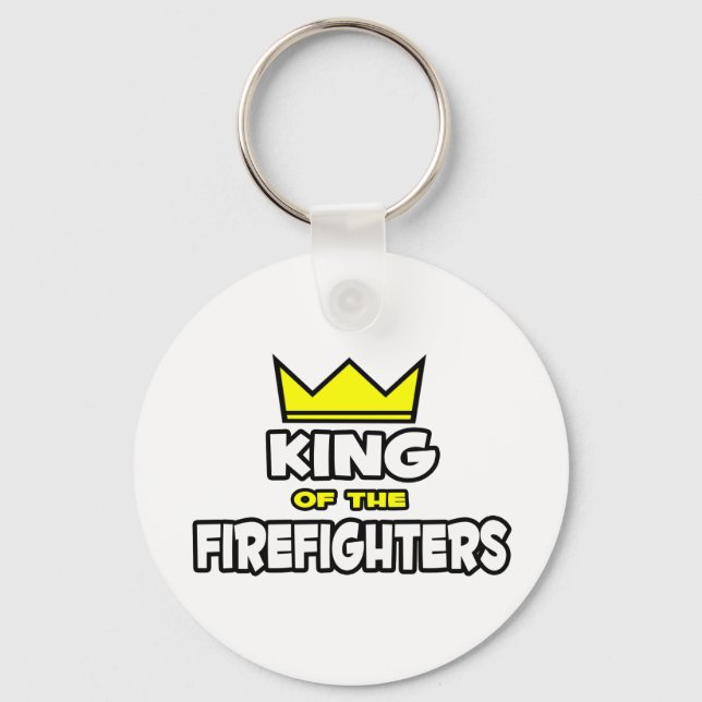 Kung i brandmännen nyckelring (Framsida)