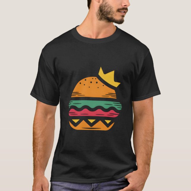 Kung i burgare t shirt (Framsida)