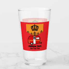 Kung i Camper - Lustigt Camping RV Glaskopp