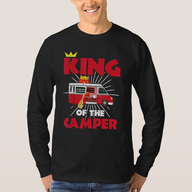 Kung i campinglägret t shirt (Framsida)