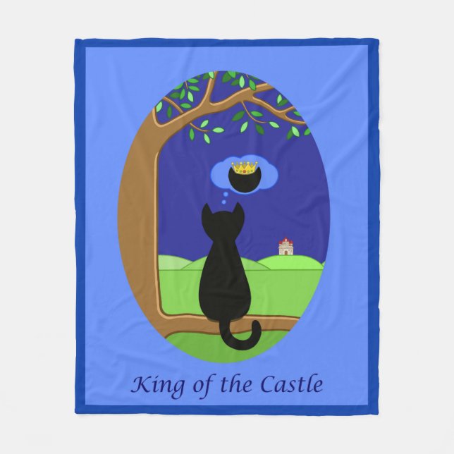 Kung i Castle Fleecefilt (Framsidan)