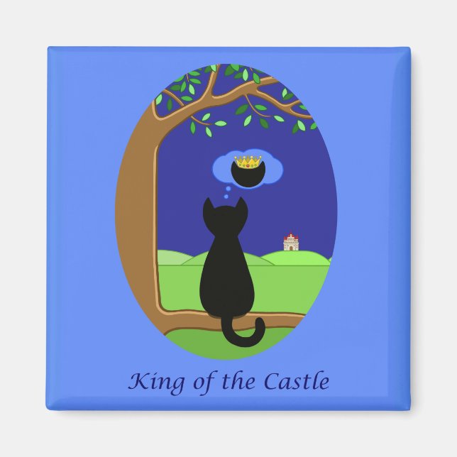 Kung i Castle Magnet (Framsidan)
