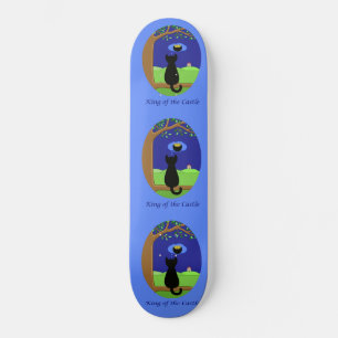 Kung i Castle Old School Skateboard Bräda 18 Cm