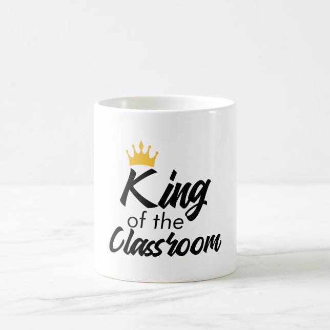 Kung i Coola Back to school-citatet i klassrummet Kaffemugg (Center)