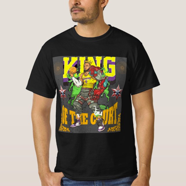 Kung i Court Graphics T-Shirt (Framsida)