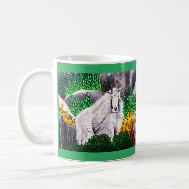 Kung i de vita getterna kaffemugg (Vänster)