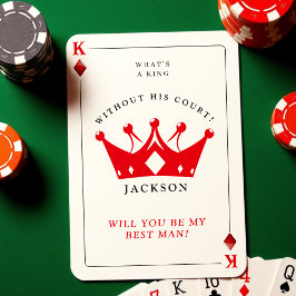 Kung i Diamonds Poker Best Man Frieri kort