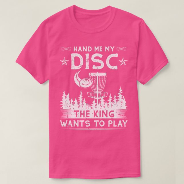 Kung i Disk Golf T Shirt (Design framsida)