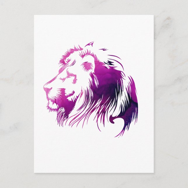 Kung i djungeln vykort (Framsida)