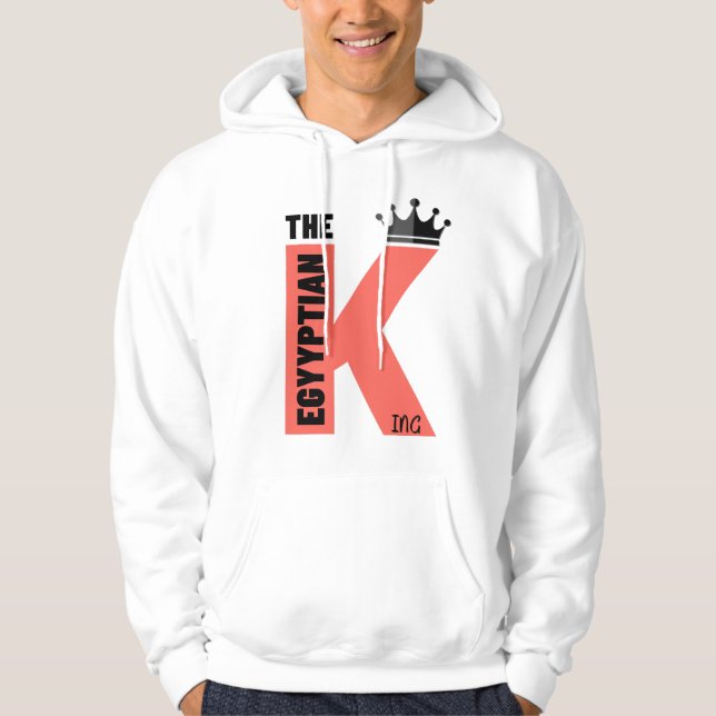 Kung i Egypten Shirt, Mo Salah T-Shirt Hoodie (Framsida)