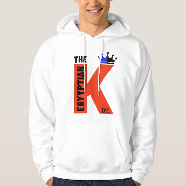 Kung i Egypten Shirt, Mo Salah T-Shirt Hoodie (Framsida)