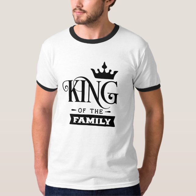 Kung i familjen t shirt (Framsida)