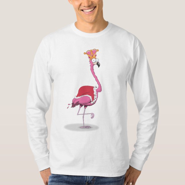 Kung i Flamingos T-shirt (Framsida)