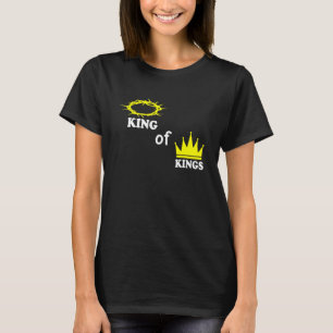 Kung i fred mellan Kung och Kärlek, kristna Krona T Shirt
