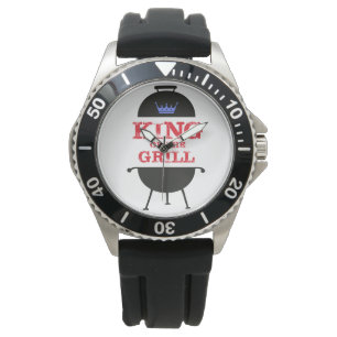 Kung i galler, blå Krona-rött Armbandsur