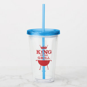 Kung i galler, rött take away mugg