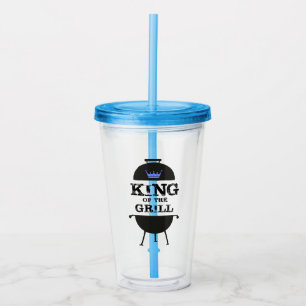 Kung i galler, svart blå Krona Take Away Mugg