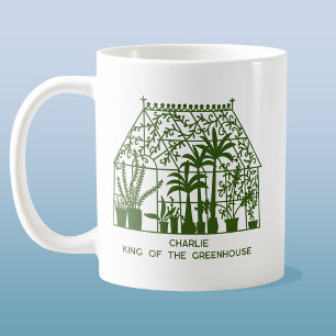 Kung i Greenhouse-Personligens Kaffemugg