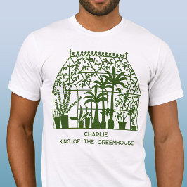 Kung i Greenhouse-Personligens T Shirt