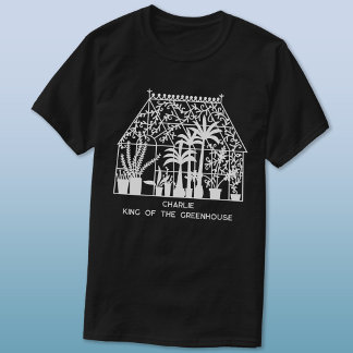 Kung i Greenhouse-Personligens T Shirt