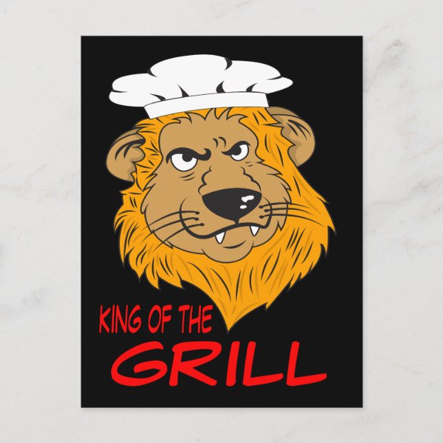 Kung i Grill, Argens Lejona huvud, Lusnyj Vykort (Framsida)