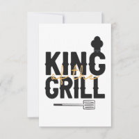 Kung i Grill Funny Bbq pappa juli 4:e gåvan